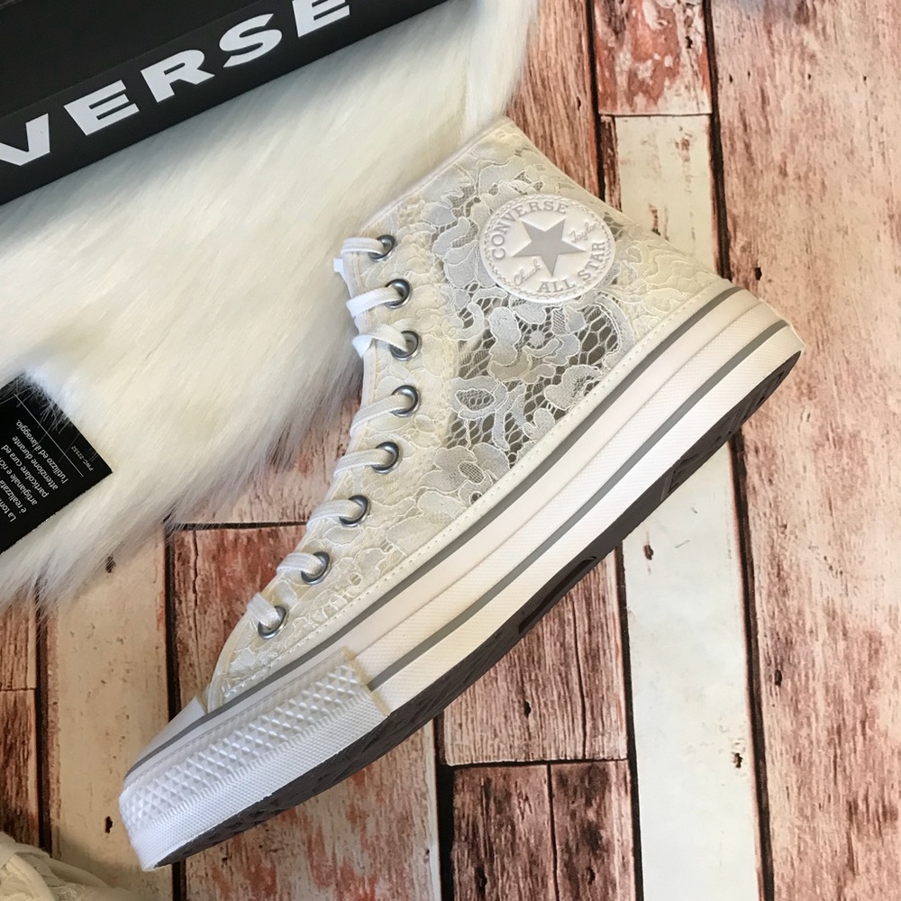 Converse Chuck Taylor Lace High Top Sneakers 8.5 - Picture 7 of 8